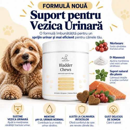 Suport vezica urinară la Caini